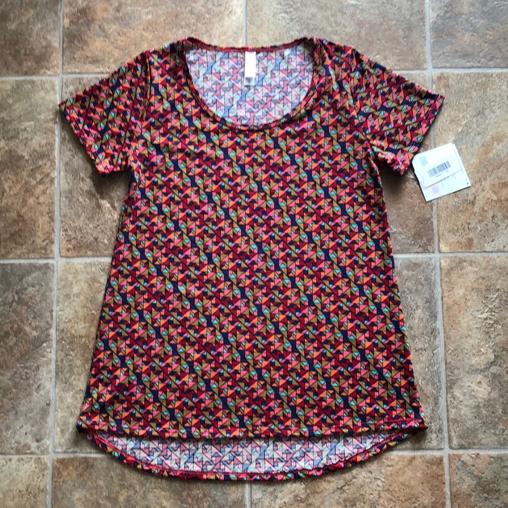 NWT Classic T XS Lularoe Stained Glass Design
